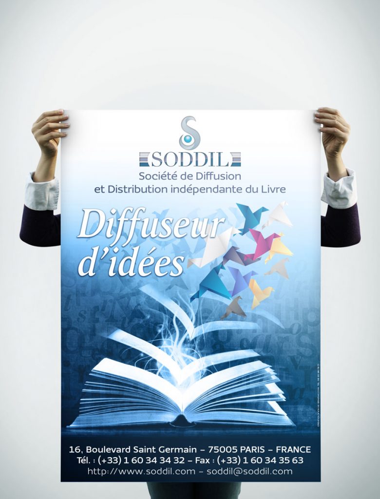 Affiche Soddil - Conception graphique print Affiche professionnel pour salon paris