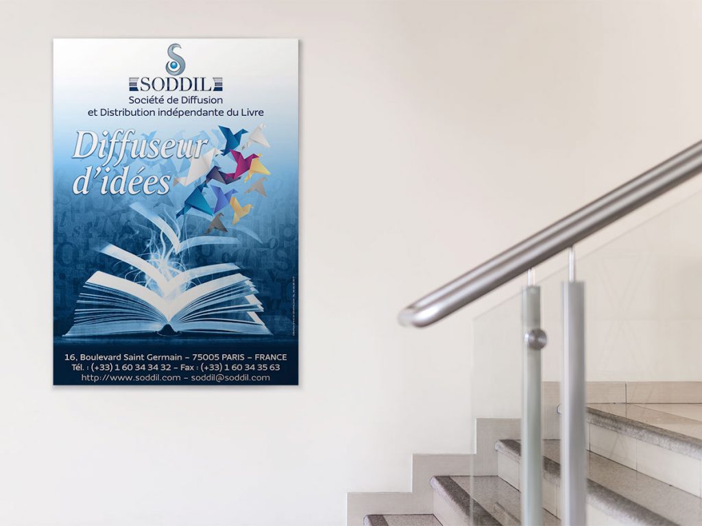 Affiche commercial Soddil - Conception graphique professionnel Cholet